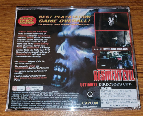 Resident Evil Playstation 1 reproduction