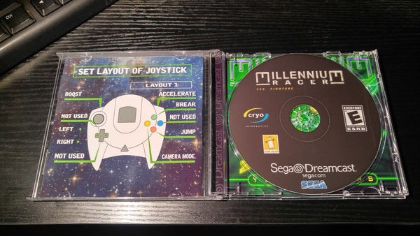 Millennium Racer Y2K Fighters Sega Dreamcast reproduction