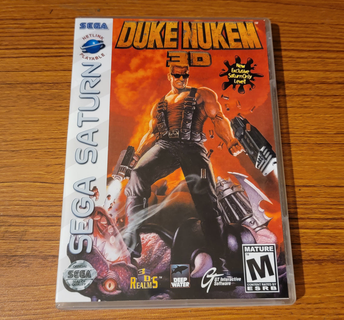 Jeu Sega Saturn VF Duke Nukem 3D en parfait état édition française complète Jeu Sega Saturn VF Duke Nukem 3D en parfait état édition française complète