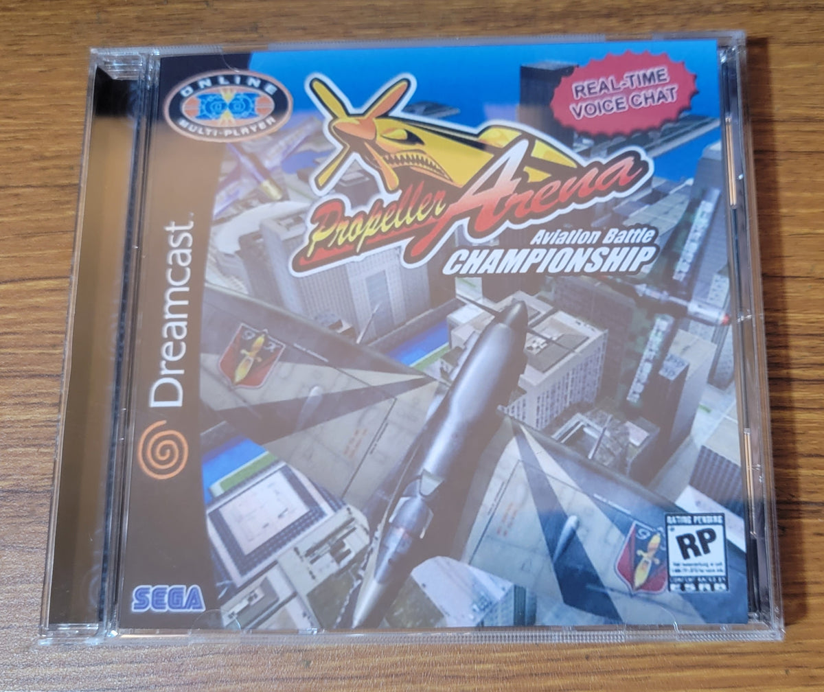 Propeller Arena Sega Dreamcast Reproduction Nightwing Video Game
