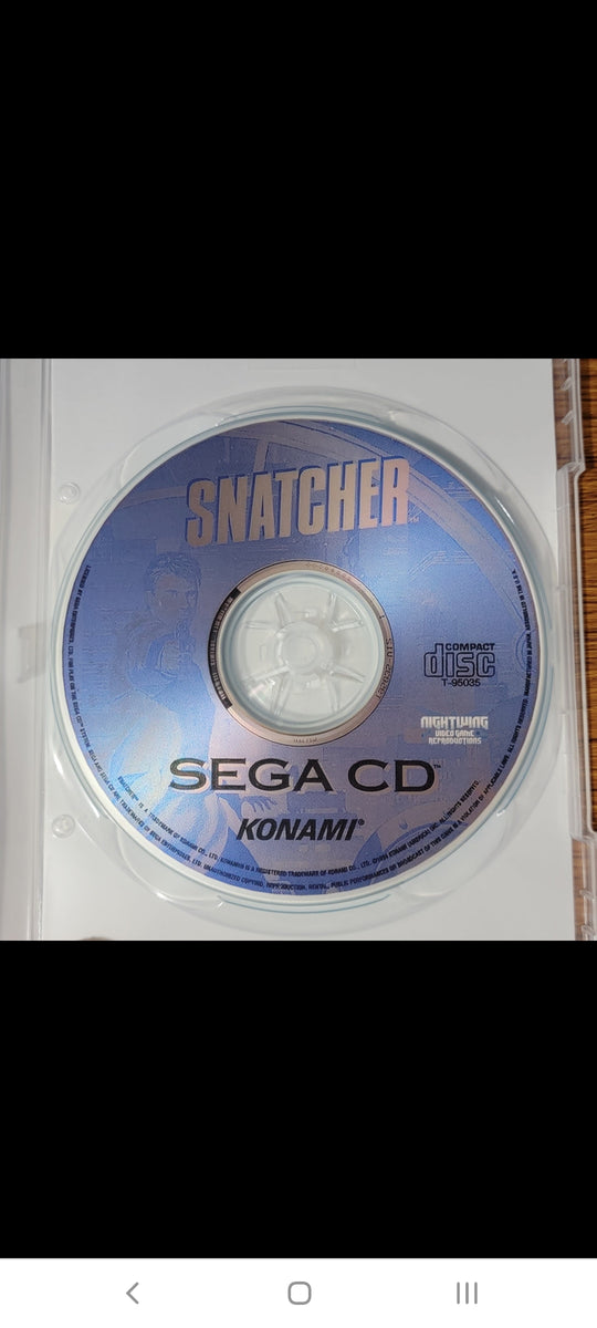Snatcher Sega CD Repro Nightwing Video Game Reproductions