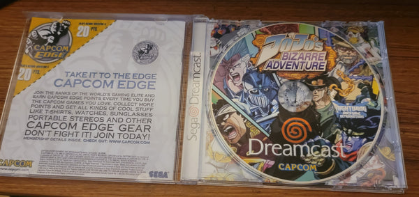 Jojo's Bizarre Adventure Sega Dreamcast reproduction