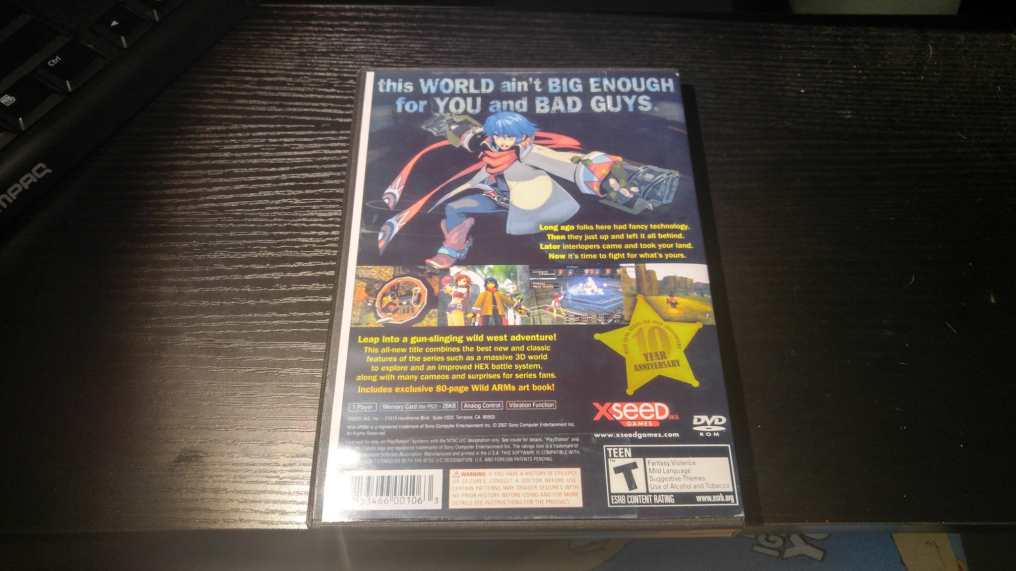 Jeu Wild Arms 5 - PS2 - TBE - VERSION FRANCAISE RARE Jeu Wild Arms 5 - PS2 - TBE - VERSION FRANCAISE RARE