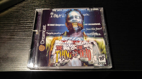 The Typing of The Dead Sega Dreamcast Reproduction back up