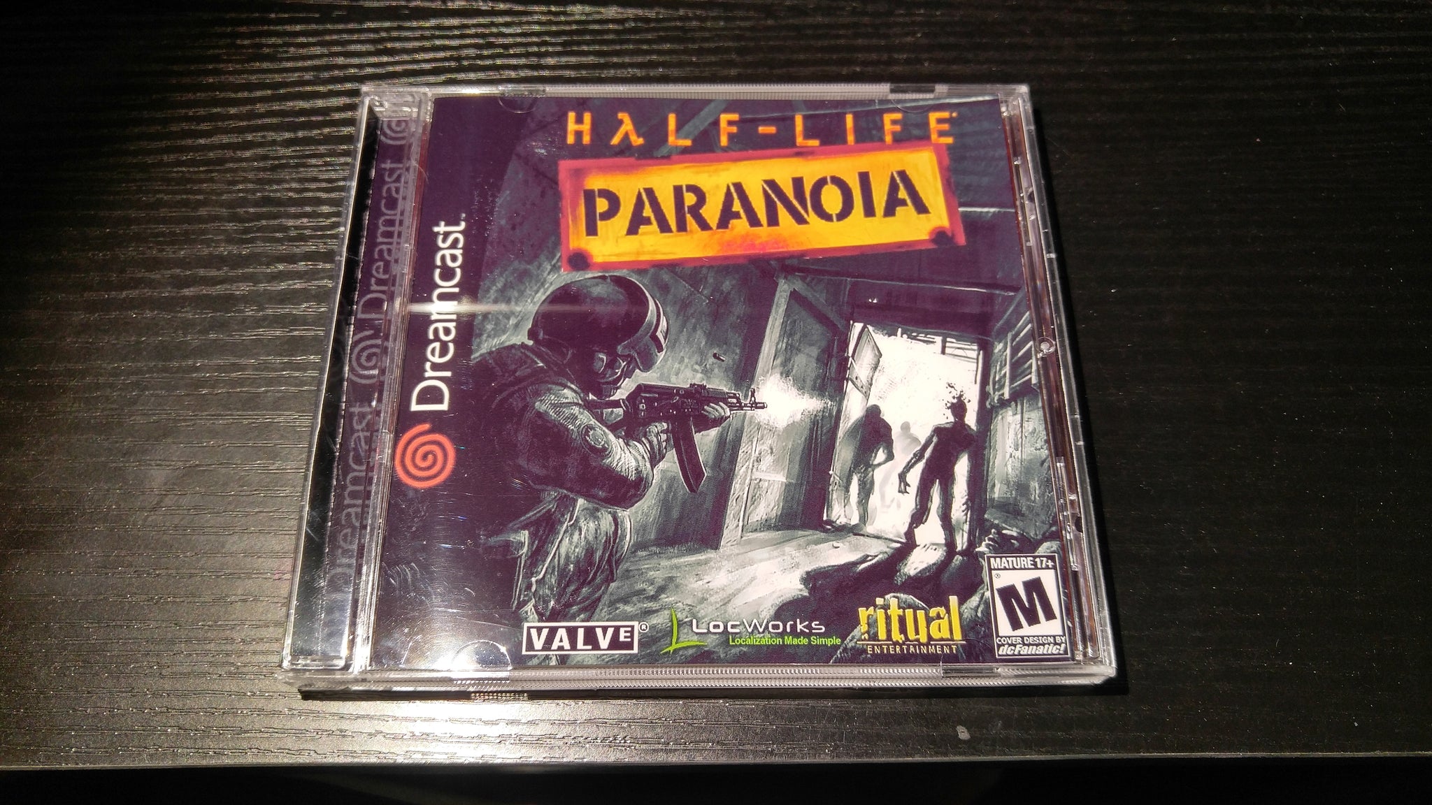 Half Life Paranoia Sega Dreamcast Reproduction back up