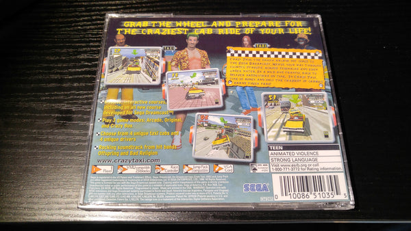 Crazy Taxi Sega Dreamcast reproduction