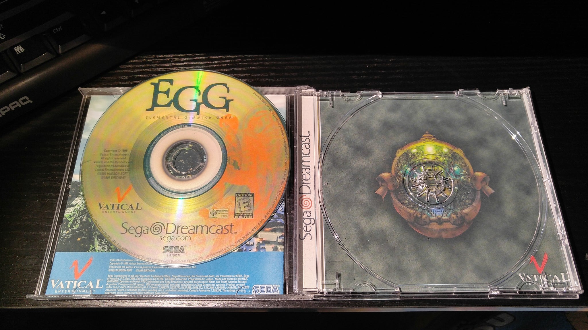 EGG authentic Elemental Gimmick Gear for Sega Dreamcast