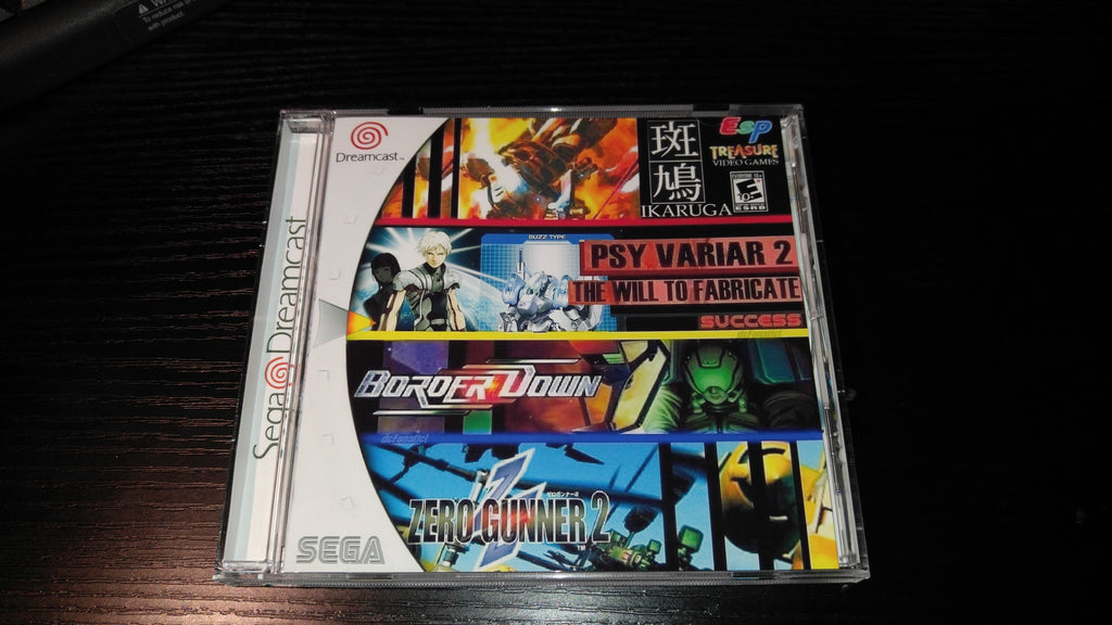 4 in 1 shoot em ups Sega Dreamcast reproduction Nightwing Video Game