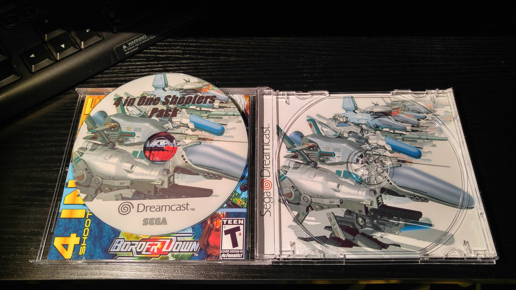 4 in 1 shoot em ups Sega Dreamcast reproduction Nightwing Video Game