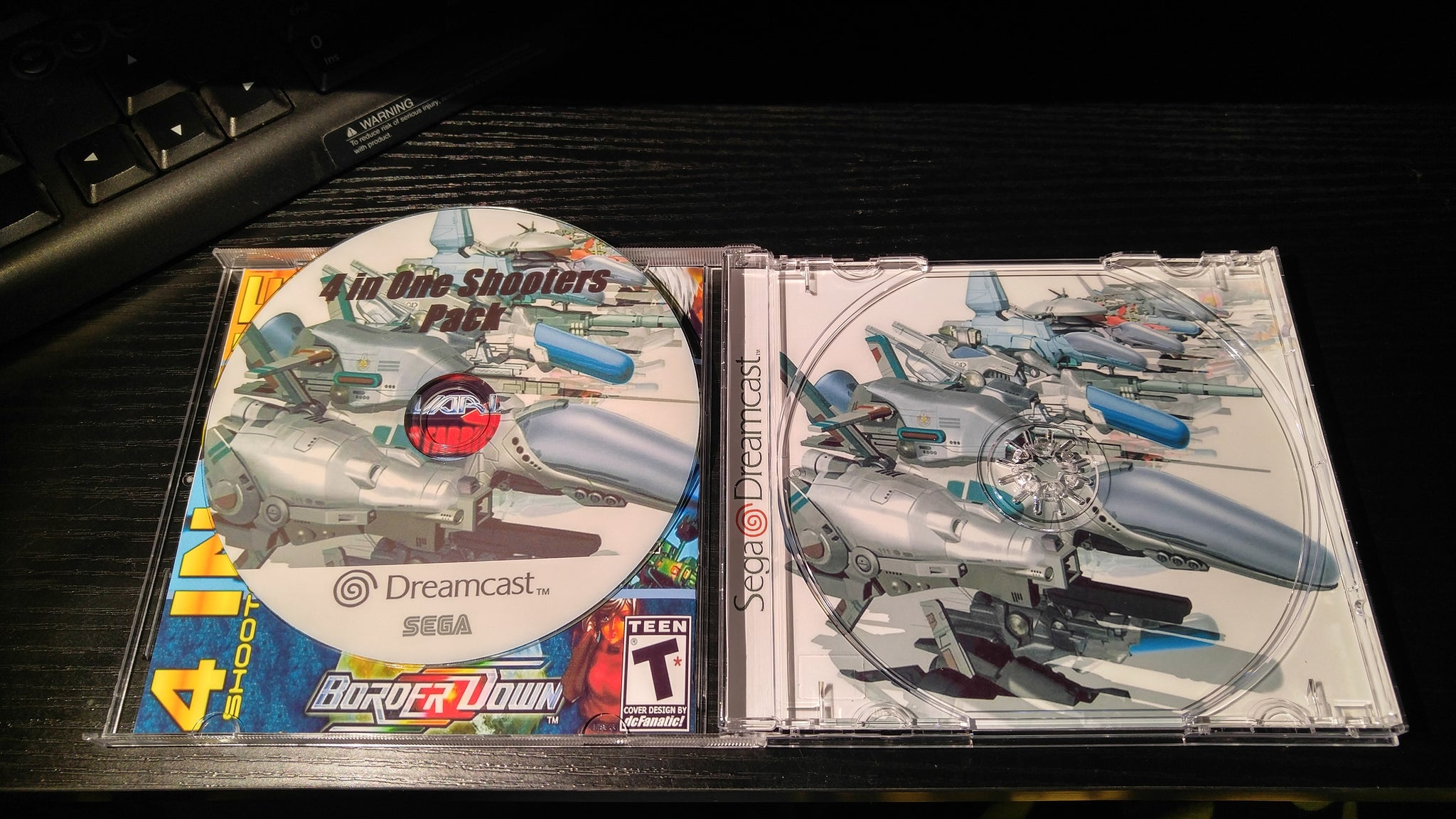 4 in 1 shoot em ups Sega Dreamcast reproduction – Nightwing Video