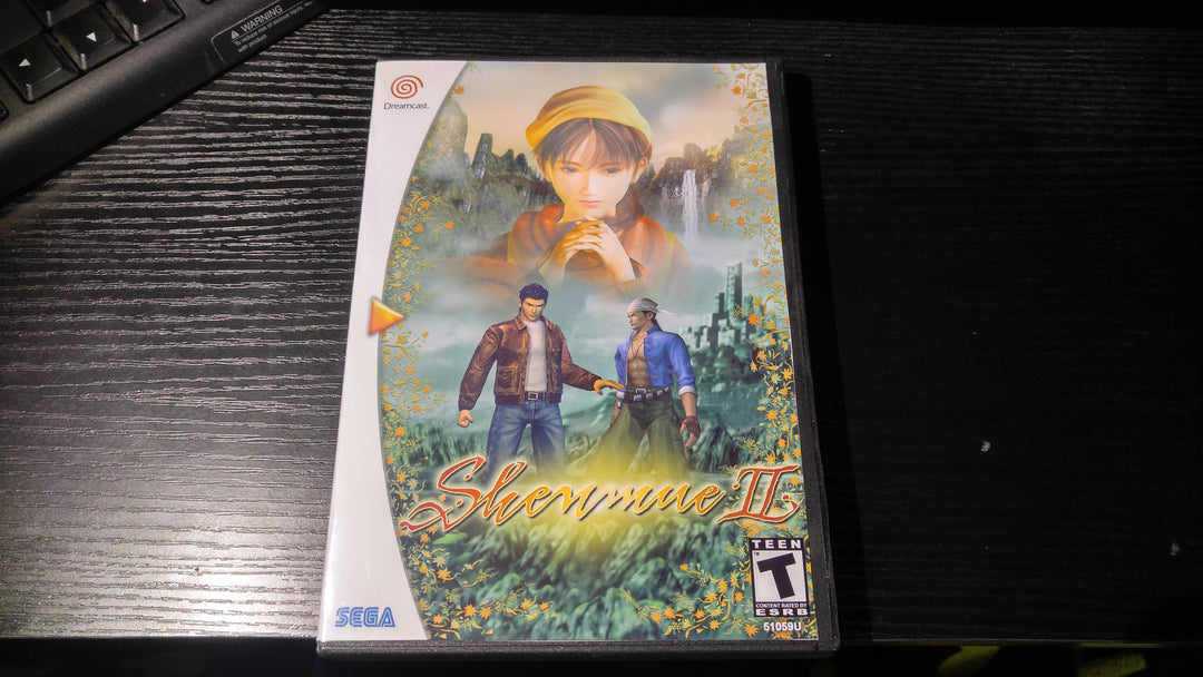 Notice (Manuel) Du Jeu Shenmue 2 Pour Sega Dreamcast - Version PAL Allemand/Espagnol, Très Bon État