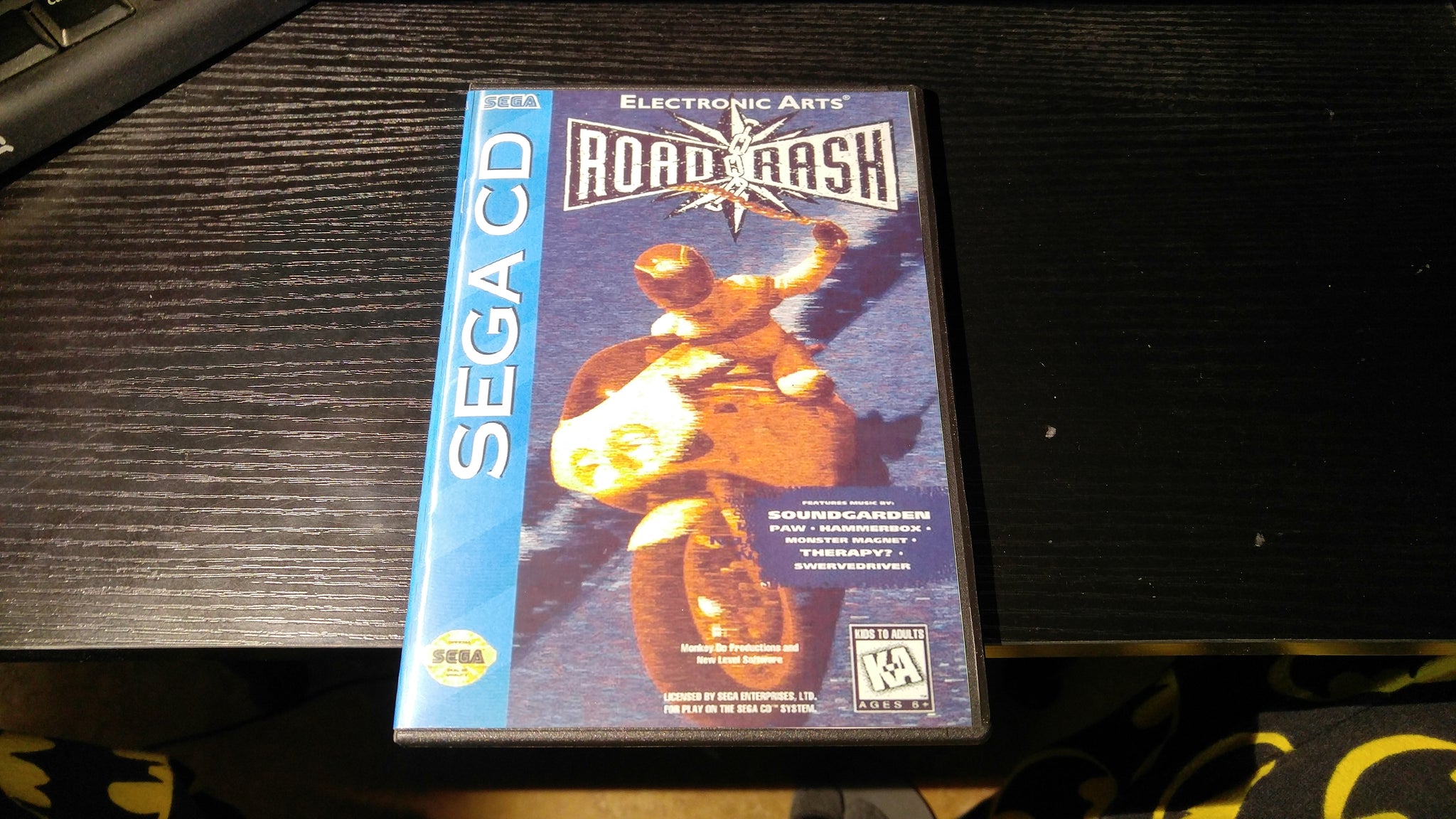 Road Rash Sega CD reproduction