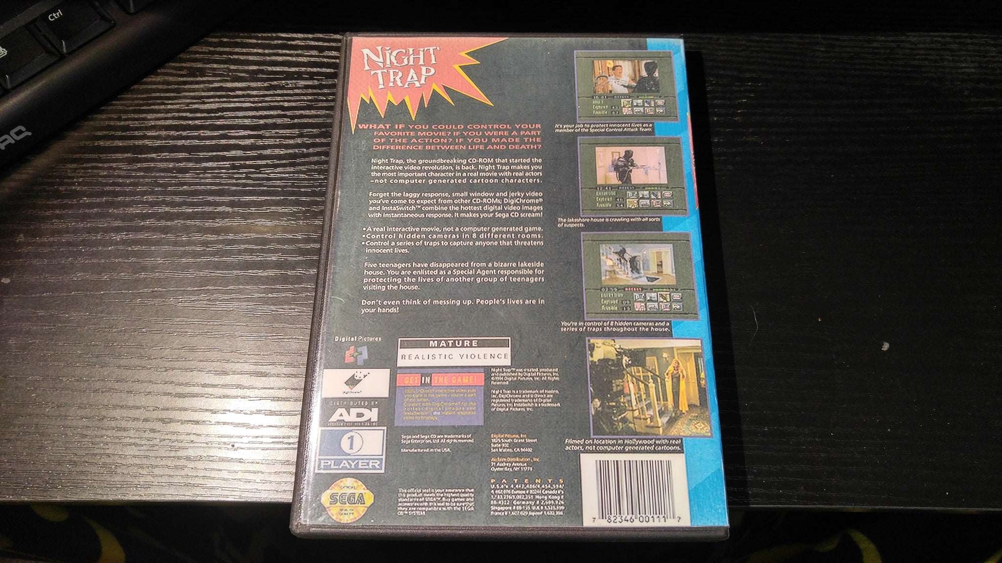 Night Trap Sega CD Reproduction – Nightwing Video Game Reproductions