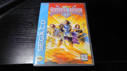Shining Force CD Sega CD Reproduction case