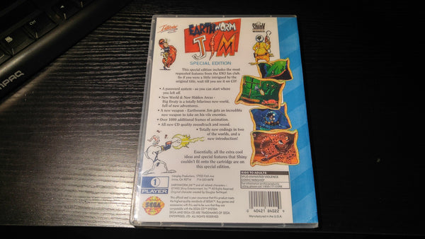 Earthworm Jim Sega CD reproduction