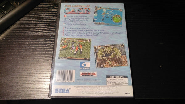 The Legend of Oasis Sega Saturn Reproduction