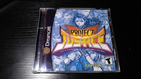 Project Justice Sega Dreamcast Reproduction back up