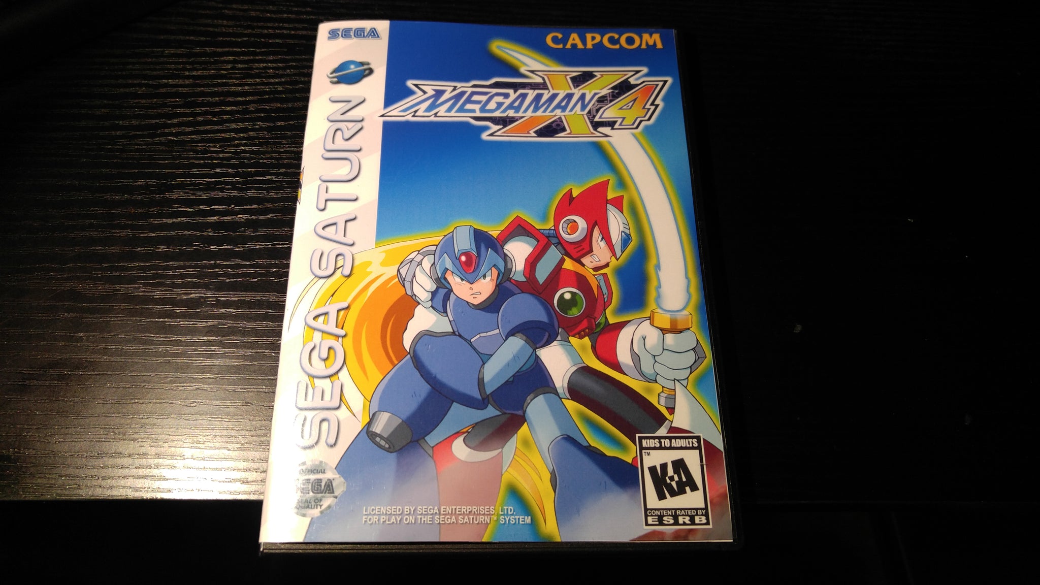 Mega Man X4 Sega Saturn Reproduction copy