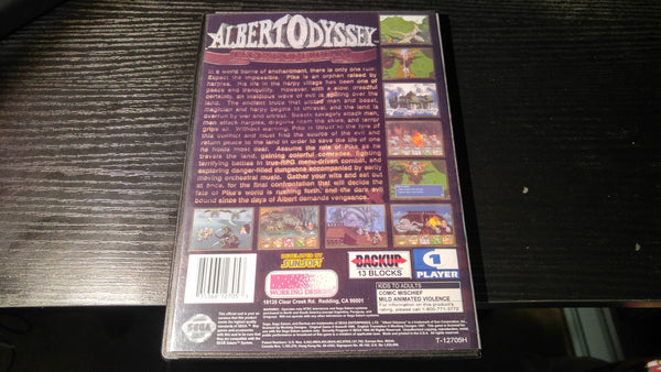 Albert Odyssey Sega Saturn Reproduction copy