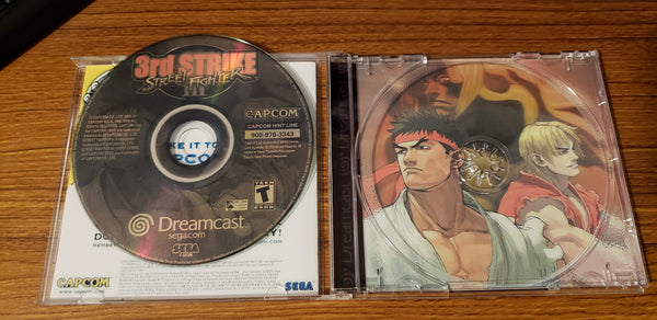 Street Fighter 3 3rd Strike Sega Dreamcast reproduction