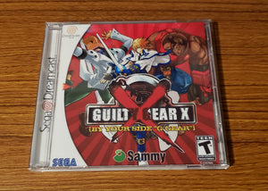 Guilty Gear X Sega Dreamcast reproduction u.s. art