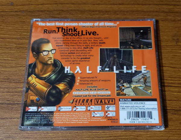 Half Life Sega Dreamcast Reproduction