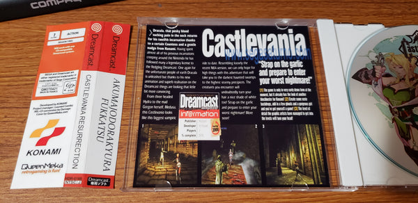 Castlevania Resurrection Sega Dreamcast repro