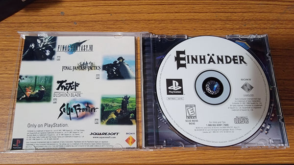 Einhander Playstation 1 reproduction
