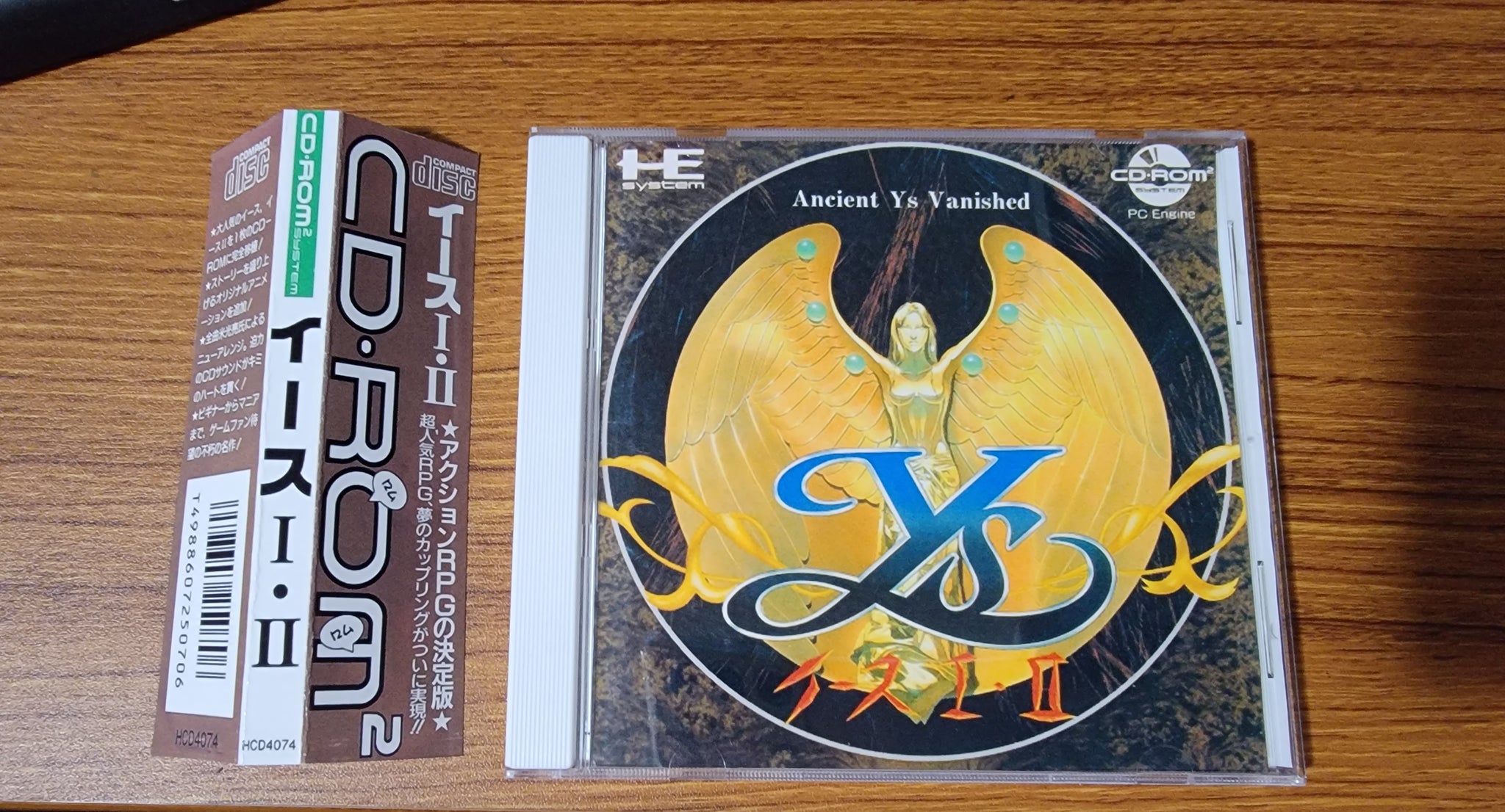 Ys I and II Turbografx CD reproduction game