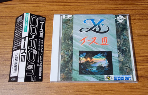 Ys III PCEngine CD Reproduction game