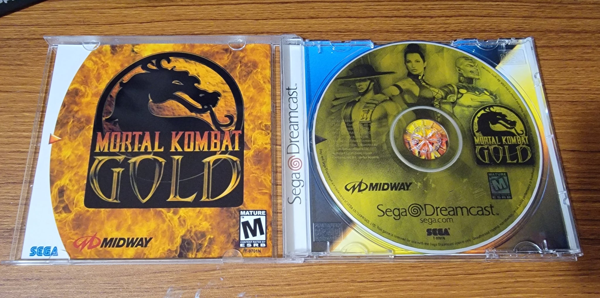 Mortal Kombat Gold Sega Dreamcast Reproduction – Nightwing Video