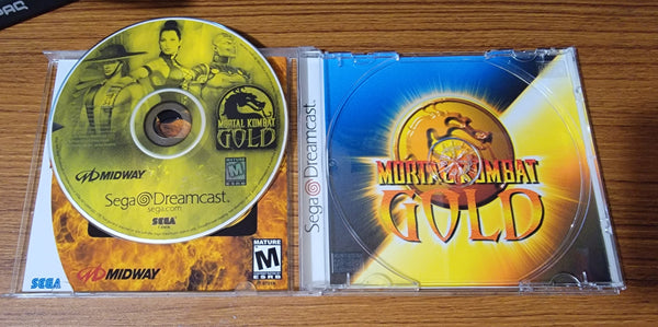 Mortal Kombat Gold Sega Dreamcast Reproduction