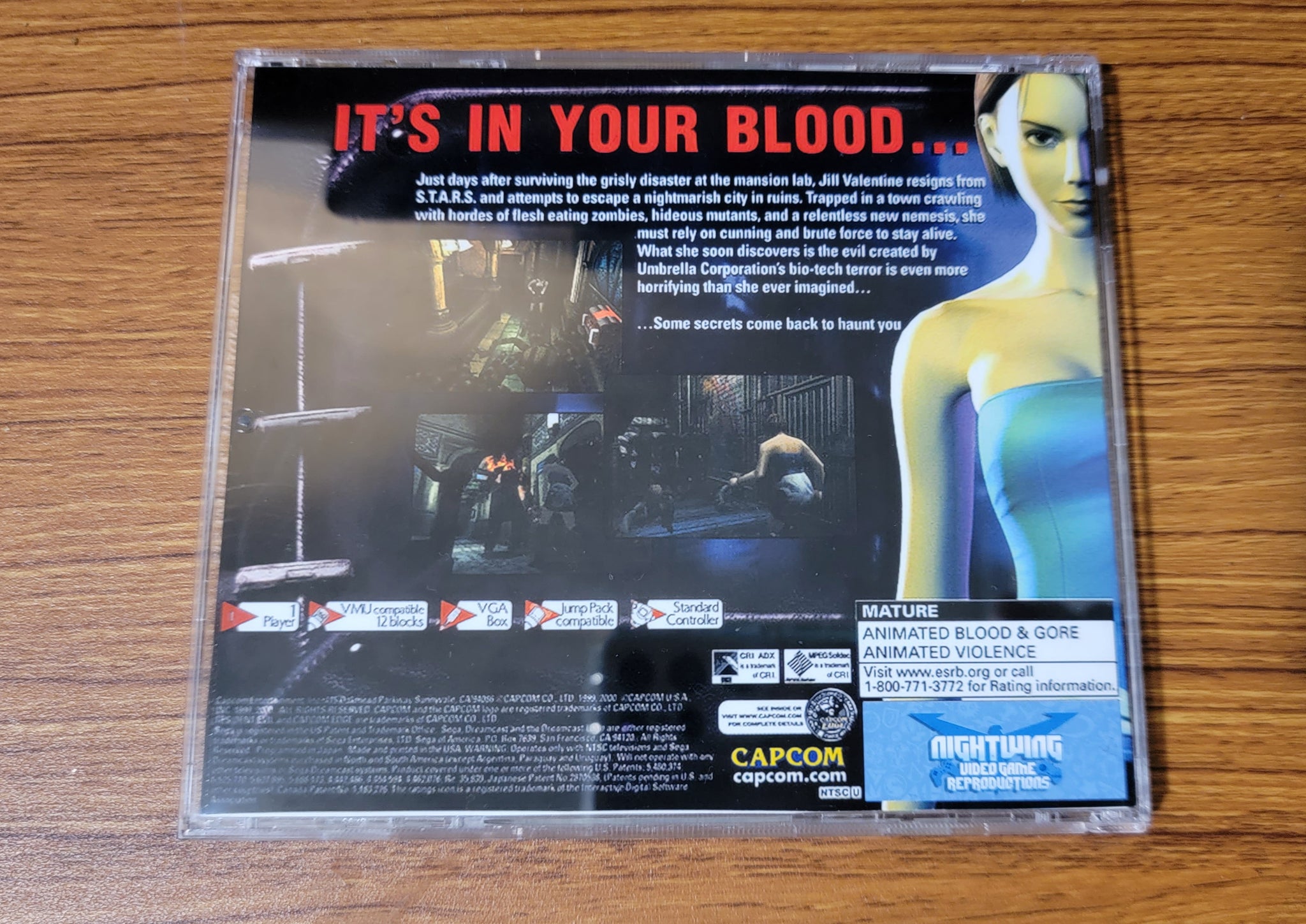 Resident Evil 3 Nemesis for Sega Dreamcast on sale