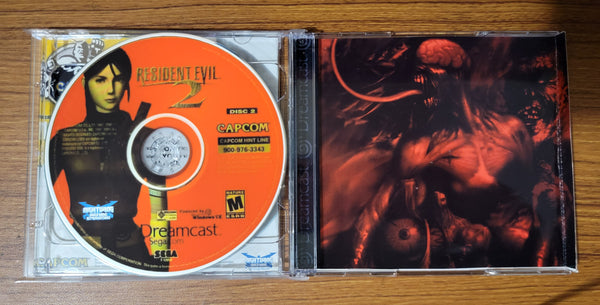 Resident Evil 2 Sega Dreamcast Reproduction back up