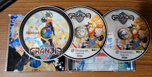 Grandia II Sega Dreamcast Reproduction