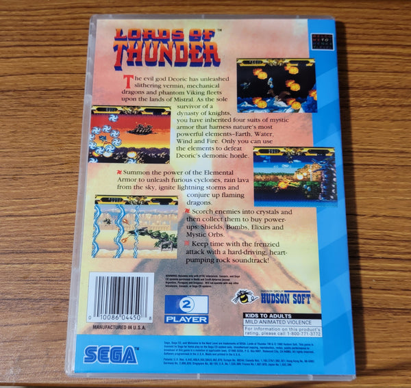 Lords of Thunder Sega CD Reproduction