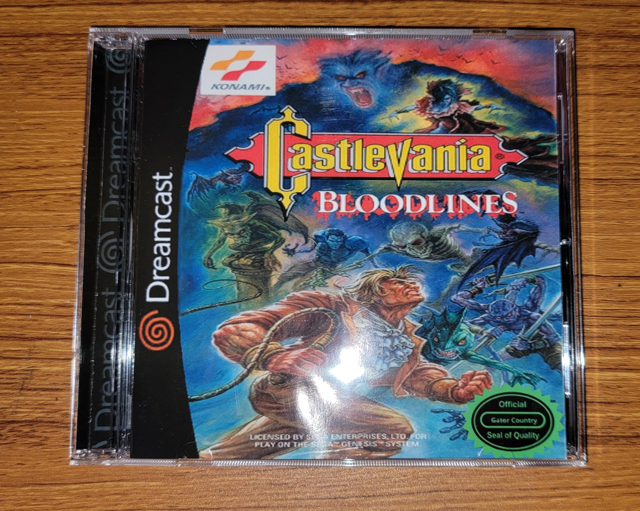 Castlevania Bloodlines Sega Dreamcast Homebrew