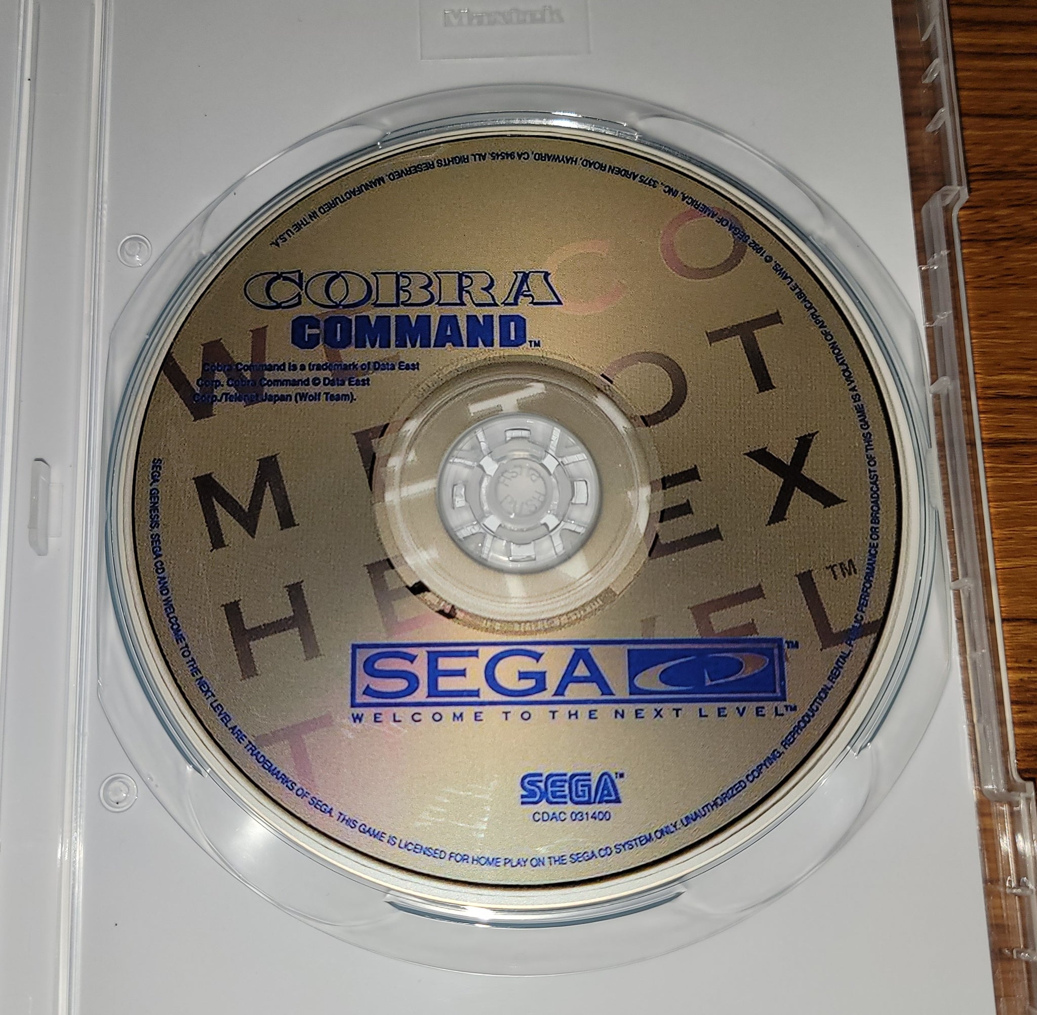 Cobra Command Sega CD Reproduction – Nightwing Video Game
