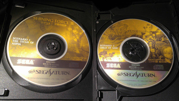 Shining Force 3 All Scenarios in English Sega Saturn Reproduction copy
