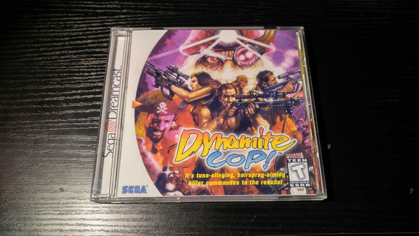 Dynamite Cop Sega Dreamcast Reproduction